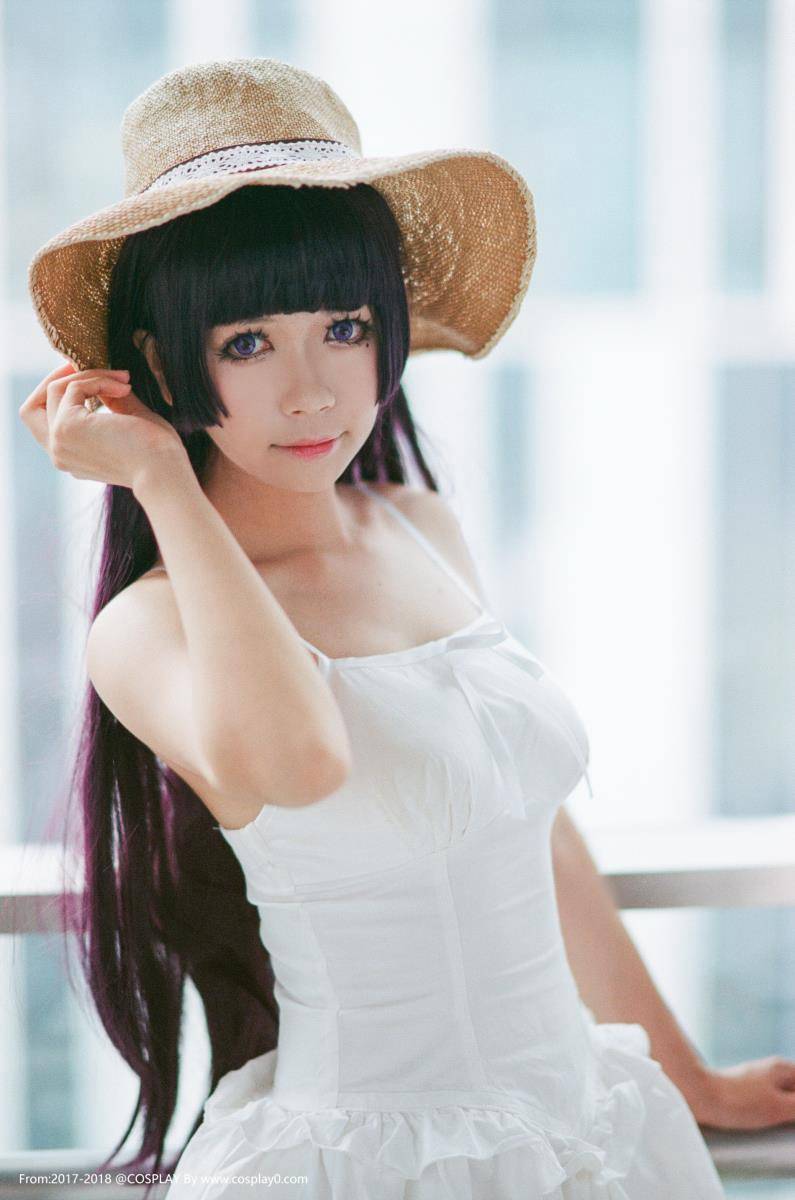 Cosplay福利/漫展白金x五更琉璃黑猫萝莉连衣裙唯美Cosplay图片