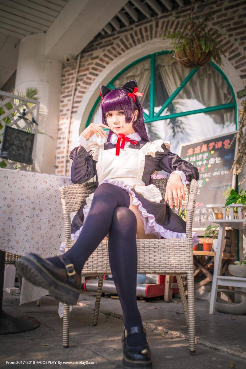 Cosplay福利/白金x肛塞尾五更琉璃黑猫同人女仆装Cosplay本子