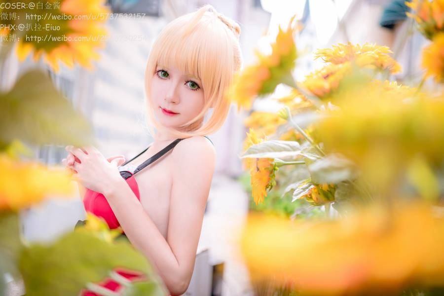 Cosplay福利/白金x福利Cosplay尼禄·克劳狄乌斯[Fate]水着萝莉写真