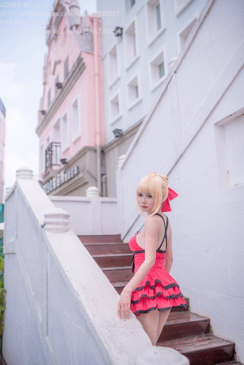 Cosplay福利/白金x福利Cosplay尼禄·克劳狄乌斯[Fate]水着萝莉写真