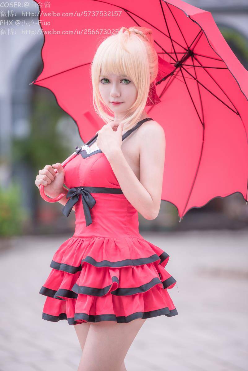 Cosplay福利/白金x福利Cosplay尼禄·克劳狄乌斯[Fate]水着萝莉写真