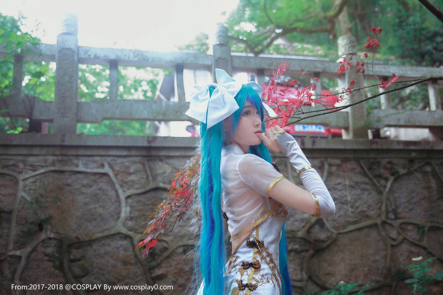 Cosplay福利/绝美尤物Cos初音未来h旗袍大尺度无圣光胖次福利