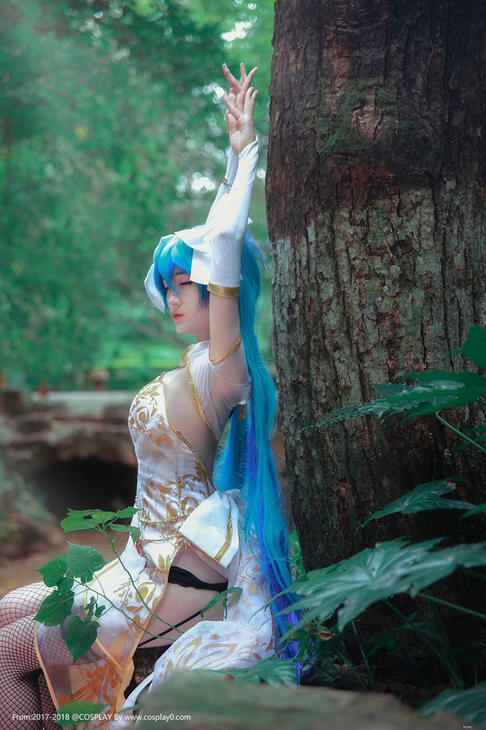 Cosplay福利/绝美尤物Cos初音未来h旗袍大尺度无圣光胖次福利