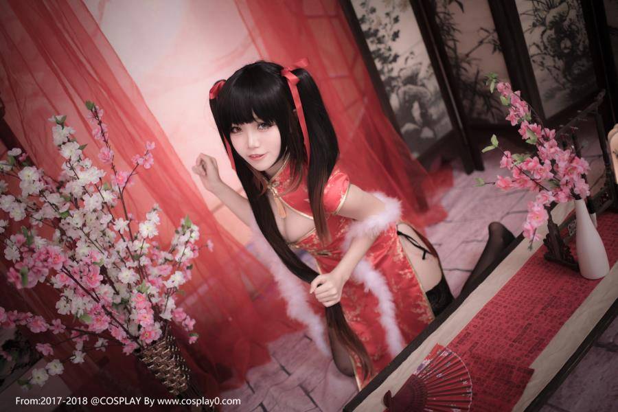 Cosplay福利/白金x时崎狂三姐妹花黑丝诱惑大尺度Cosplay福利