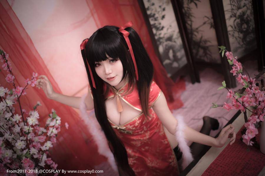 Cosplay福利/白金x时崎狂三姐妹花黑丝诱惑大尺度Cosplay福利