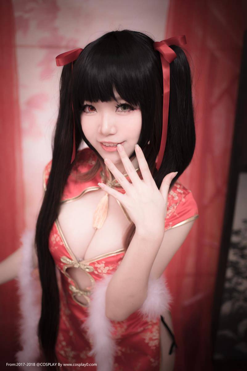 Cosplay福利/白金x时崎狂三姐妹花黑丝诱惑大尺度Cosplay福利