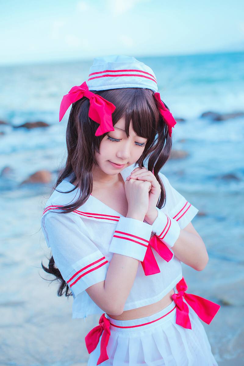 Cosplay福利/少女映画-黑川-岛村卯月萝莉水手服丝袜诱惑Cos福利