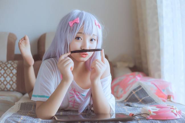 Cosplay福利/埃罗芒阿老师和泉纱雾萝莉足控福利无圣光Cosplay本子
