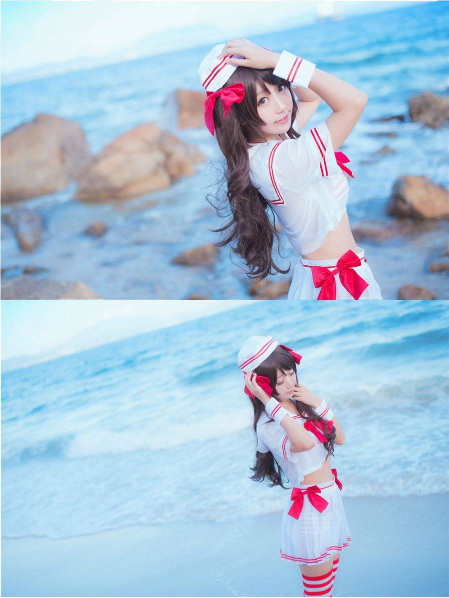 Cosplay福利/少女映画-黑川-岛村卯月萝莉水手服丝袜诱惑Cos福利