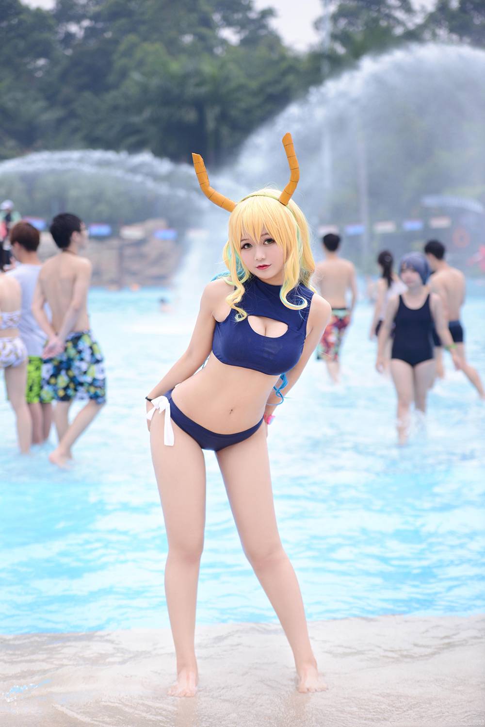 Cosplay福利/小林家的龙女仆露科亚死库水美女Cosplay福利诱惑