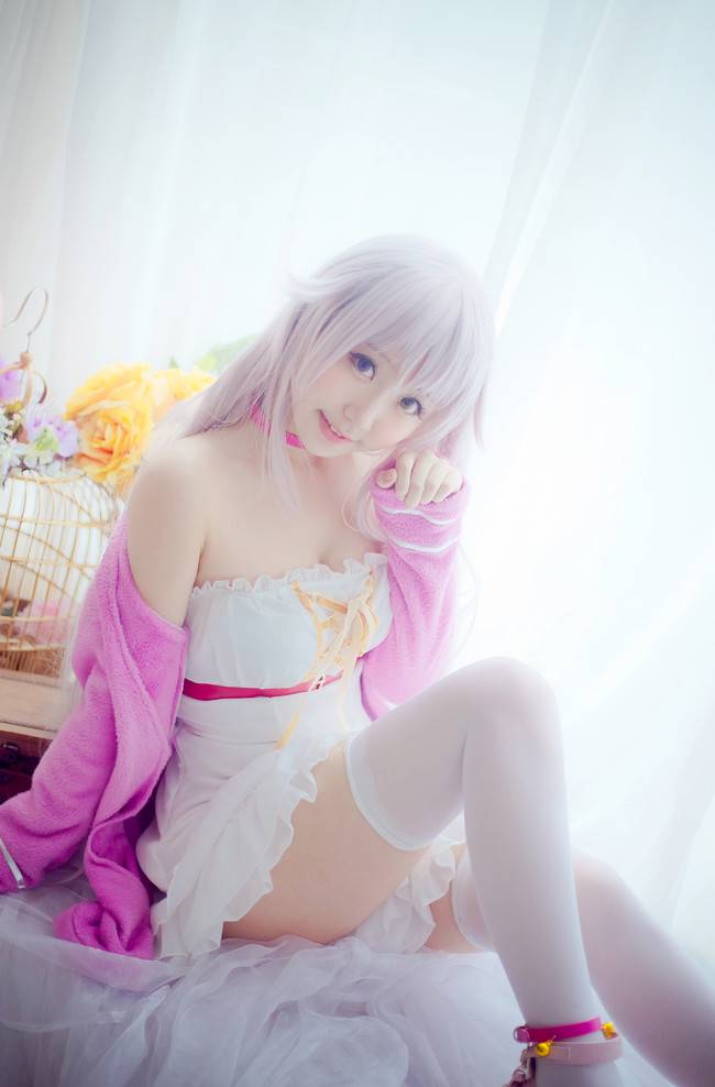 Cosplay福利/少女映画黑川Cosplay雨乃雅日猫(neko)无圣光白丝诱惑