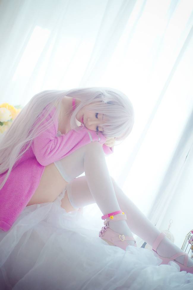 Cosplay福利/少女映画黑川Cosplay雨乃雅日猫(neko)无圣光白丝诱惑