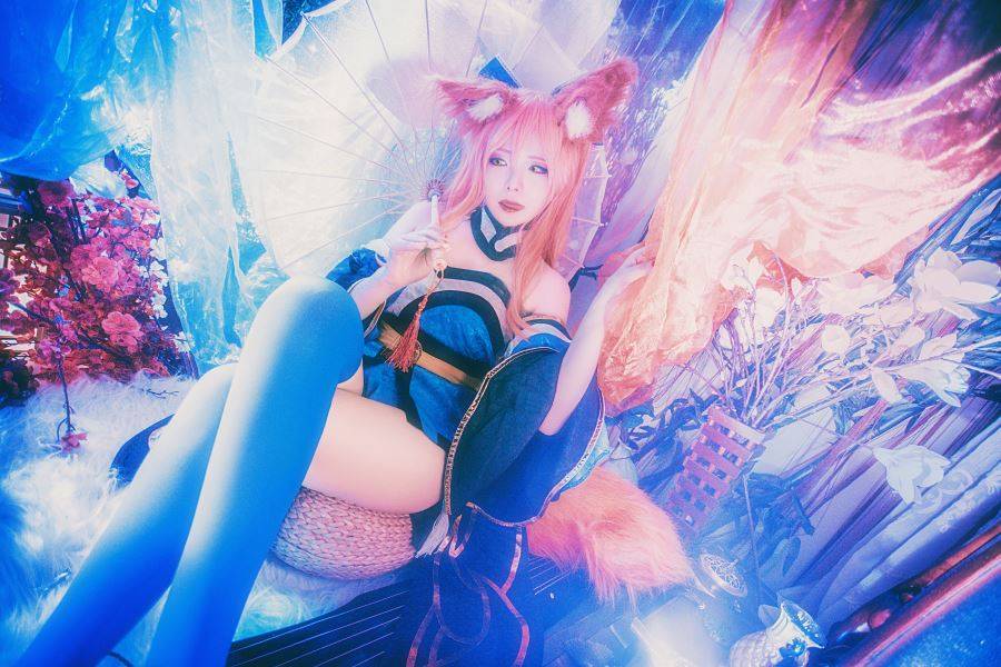 Cosplay福利/半次元美女福利丝袜诱惑玉藻前[FATE]工口Cosplay本子