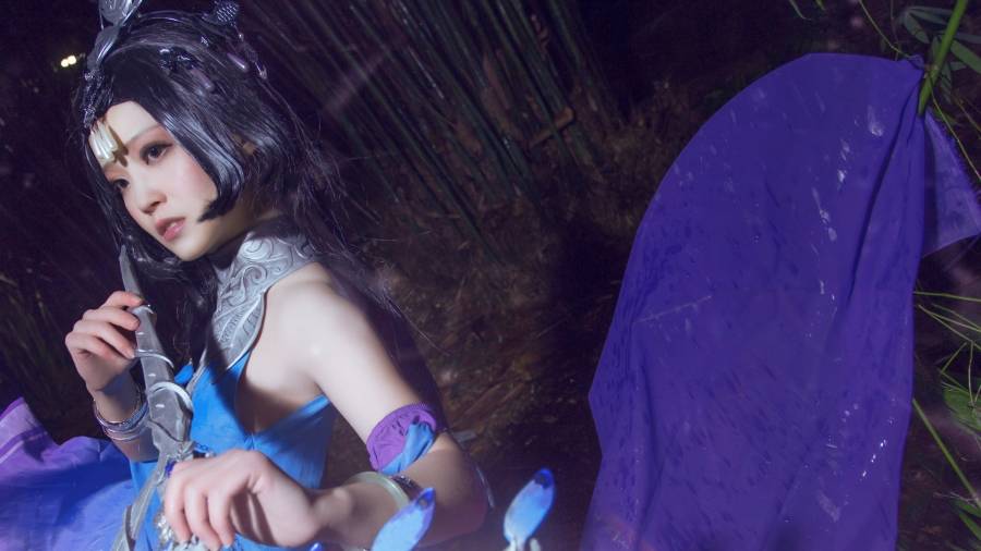 Cosplay福利/剑网3千蝶绕笛蛊无形秦风毒萝Cosplay古风图片