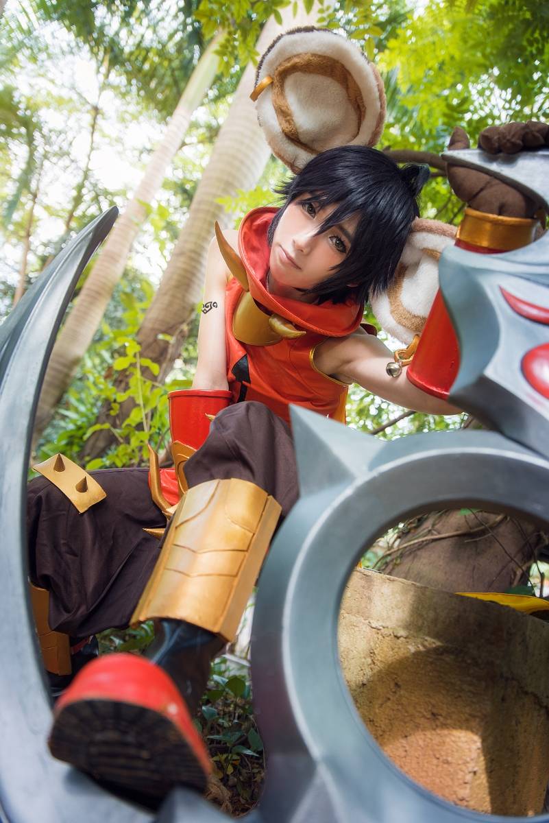 Cosplay福利/[Cos正片]王者荣耀女英雄李元芳神还原Cosplay图片