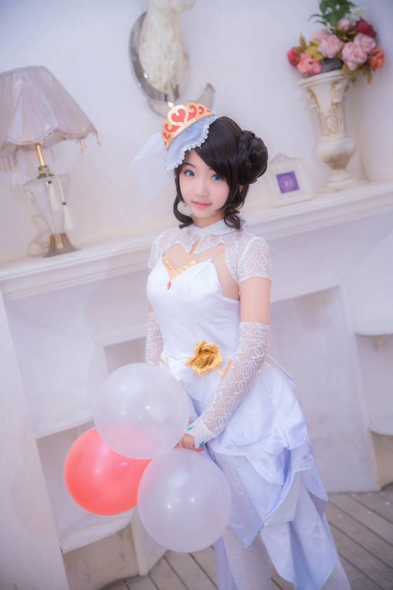 Cosplay福利/[COS正片]王者荣耀Cosplay萝莉小乔花嫁同人美女写真图片