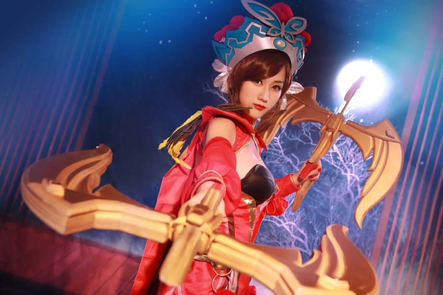 Cosplay福利/王者荣耀虞姬霸王别姬同人Cosplay美女古风图片