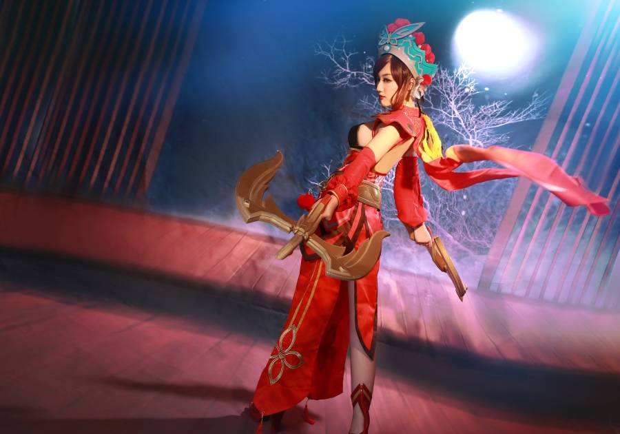 Cosplay福利/王者荣耀虞姬霸王别姬同人Cosplay美女古风图片