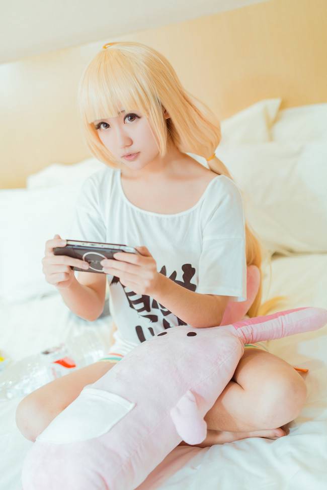 Cosplay福利/偶像大师萌妹子双叶杏足控福利Cosplay图片赏析