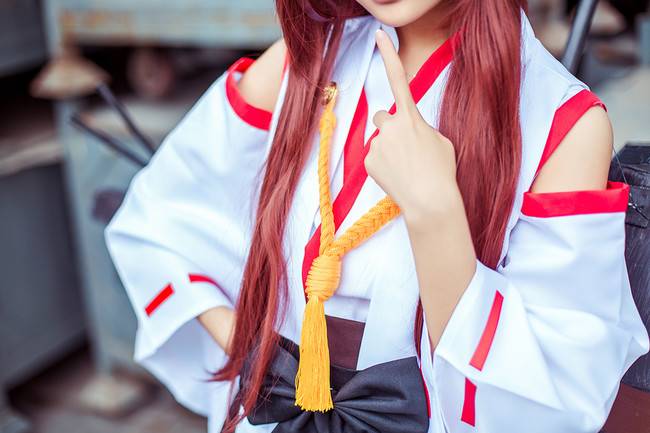Cosplay福利/舰队Collection岛风舰娘金刚萝莉黑丝Cosplay图片