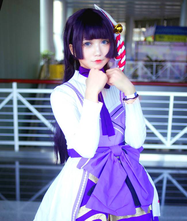 Cosplay福利/二次元美女白丝Cosplay阴阳师雪女月见之樱图片