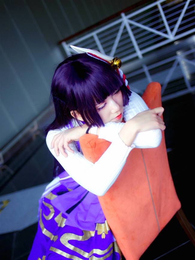 Cosplay福利/二次元美女白丝Cosplay阴阳师雪女月见之樱图片