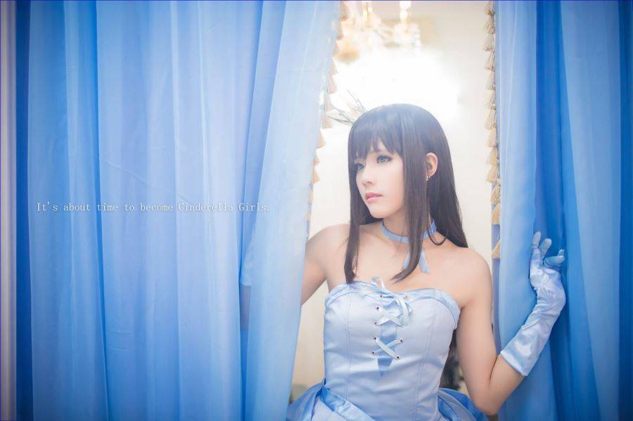 Cosplay福利/清纯美女连衣裙涩谷凛Cos唯美写真图片赏析