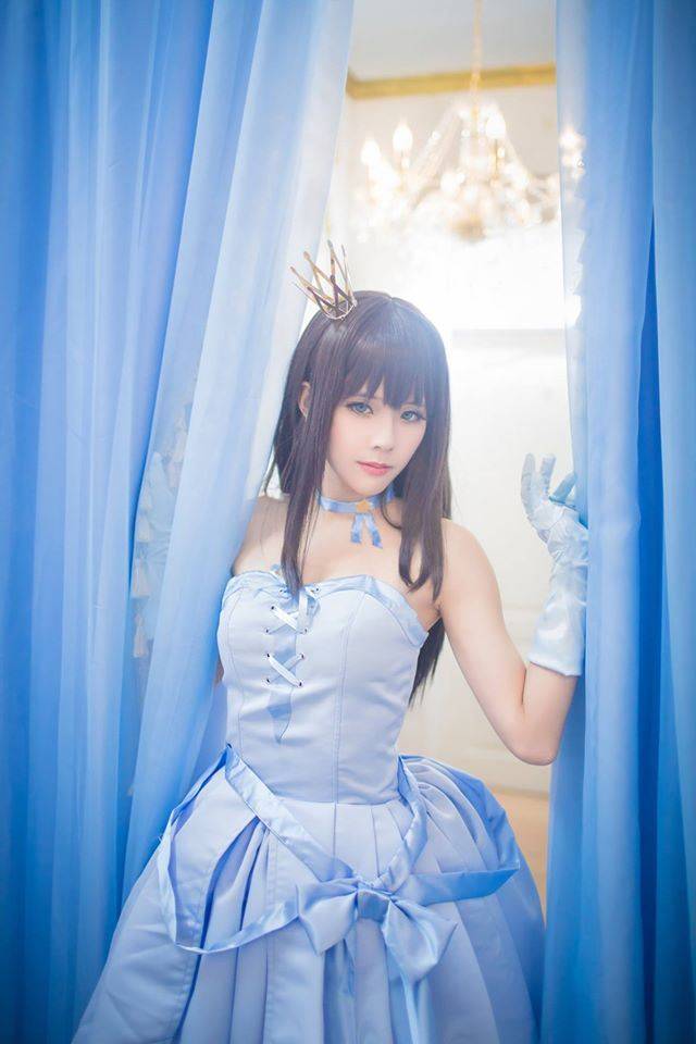 Cosplay福利/清纯美女连衣裙涩谷凛Cos唯美写真图片赏析
