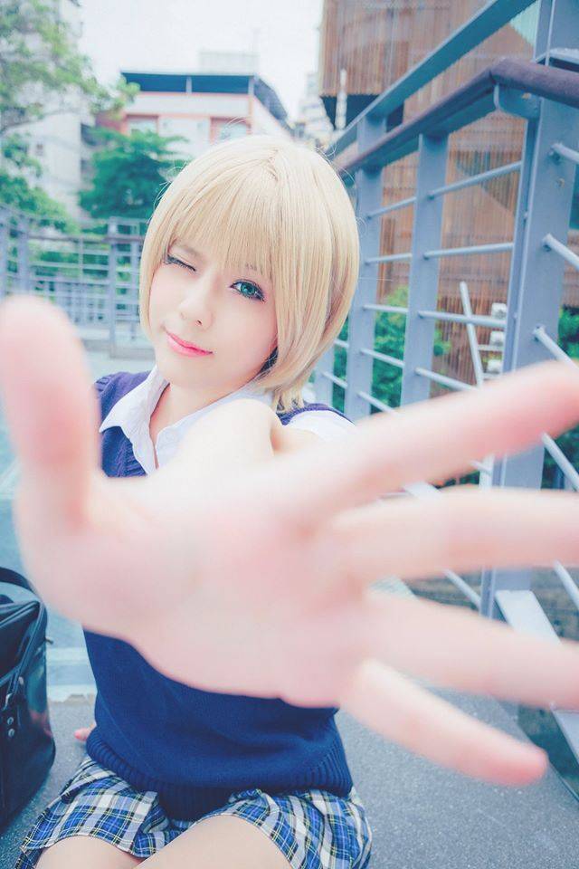 Cosplay福利/萌妹子Cosplay动漫女主角西野司制服美女图片