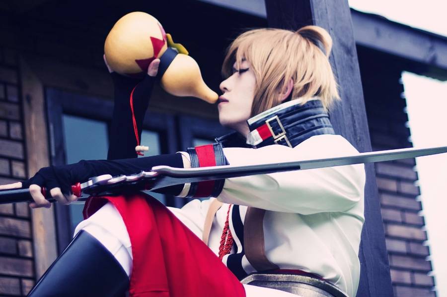 Cosplay福利/[COS正片]帅气小哥哥Cosplay王者荣耀李白同人图片