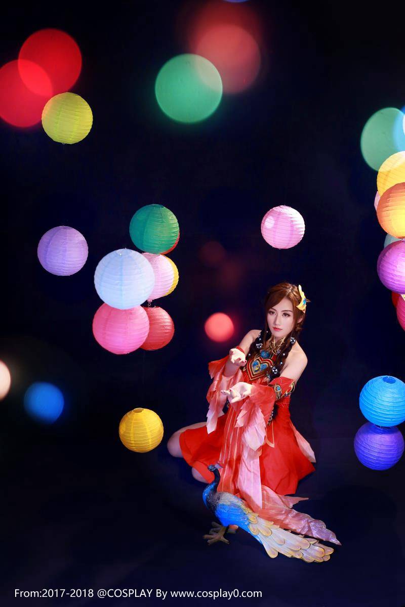 Cosplay福利/王者荣耀沧海之矅大乔Cosplay御姐裸足福利图片