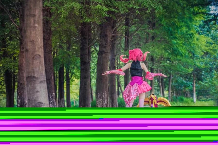 Cosplay福利/元气少女王者荣耀女英雄孙尚香蔷薇恋人Cosplay图片