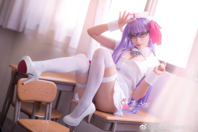 Cosplay福利/蔡雨波Fate/Grand Order动漫巨乳美女无圣光Cosplay福利
