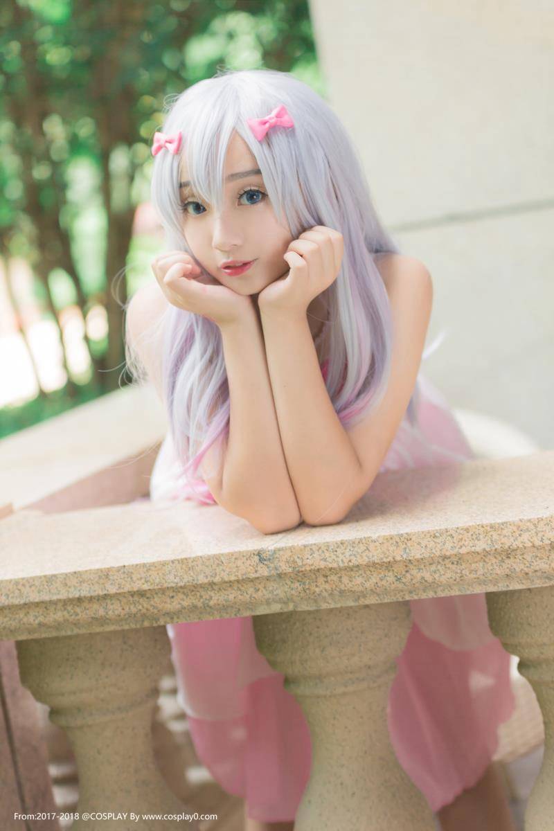 Cosplay福利/埃罗芒阿老师和泉纱雾萌妹子连衣裙Cosplay图片