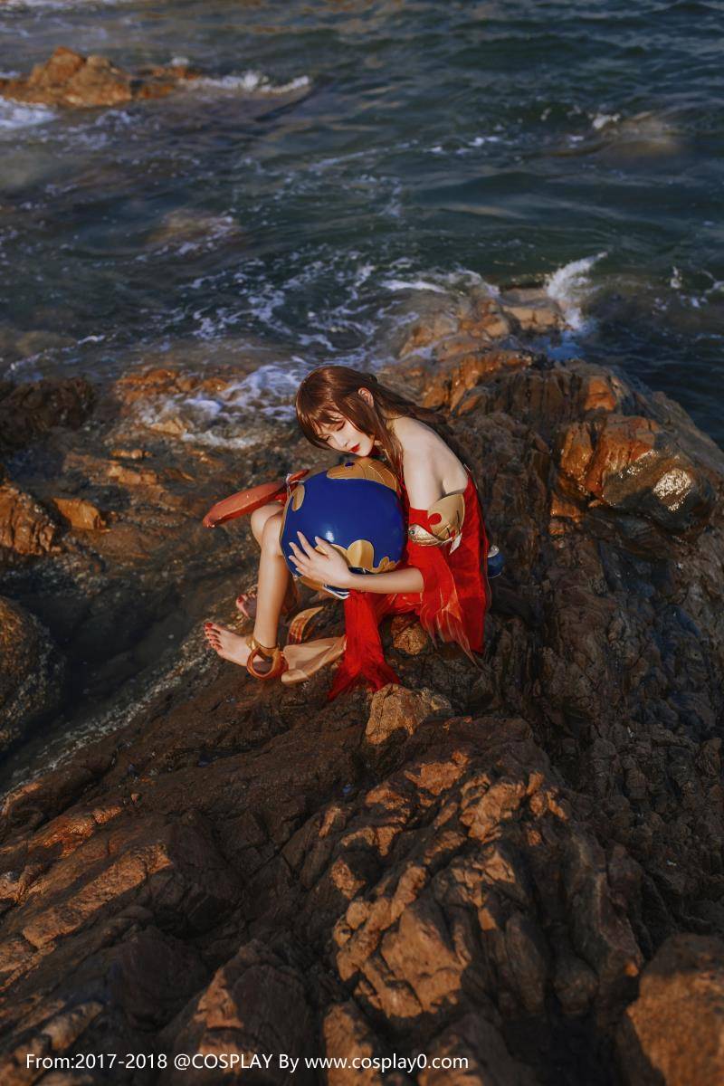 Cosplay福利/御姐美腿Cosplay王者荣耀大乔同人本子福利图片