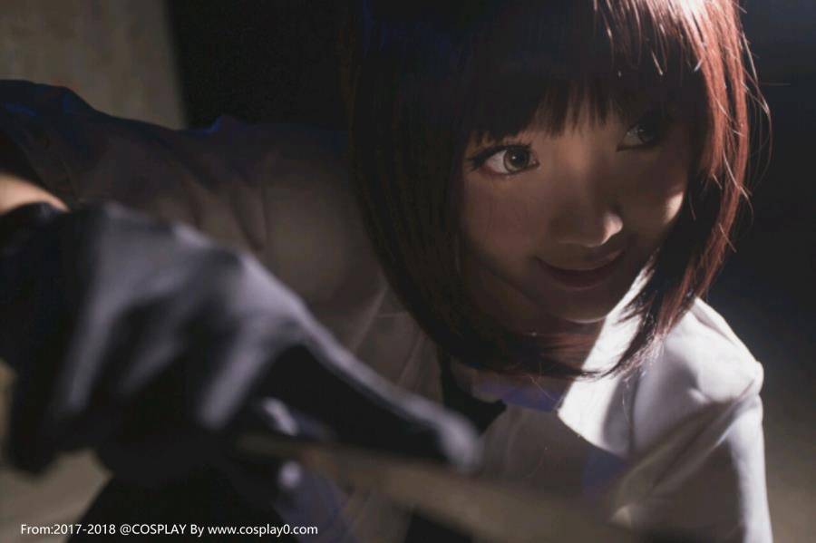 Cosplay福利/漫画文豪野犬女主与谢野晶子制服美女黑丝诱惑Cos图片