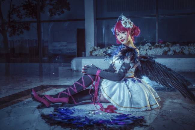 Cosplay福利/王者荣耀小乔天鹅之梦萝莉黑丝腿控Cosplay高清图片