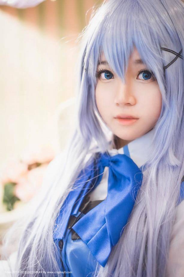 Cosplay福利/可爱制服萝莉Coser桜桃喵香风智乃Cosplay图片
