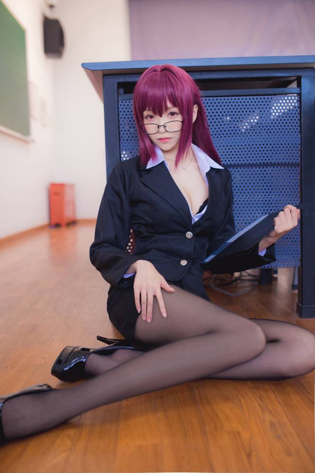 Cosplay福利/黑丝御姐《FATE》斯卡哈COSPLAY美图欣赏 cn:青青子w
