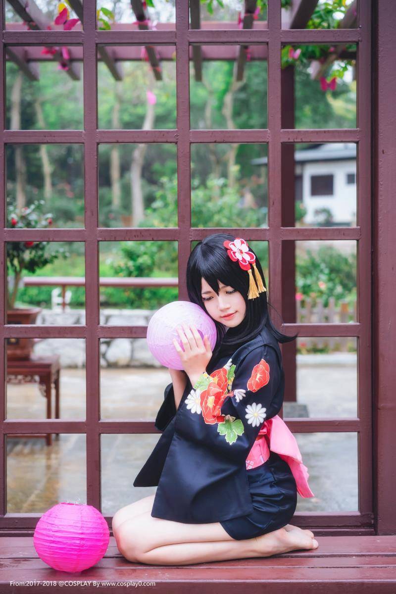 Cosplay福利/LOVELIVE矢泽妮可和服萝莉足控桜桃喵Cosplay图片