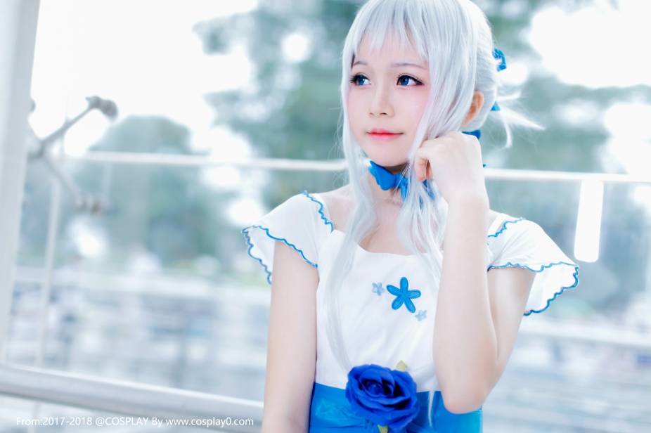 Cosplay福利/动漫漫展未闻花名桜桃喵Cos本间芽衣子可爱萝莉图片