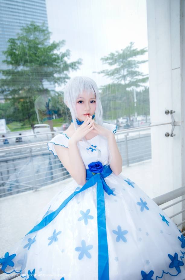 Cosplay福利/动漫漫展未闻花名桜桃喵Cos本间芽衣子可爱萝莉图片