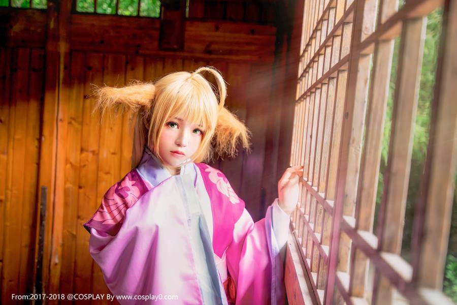 Cosplay福利/兽耳萝莉桜桃喵扮演狐妖小红娘涂山苏苏Cosplay图片