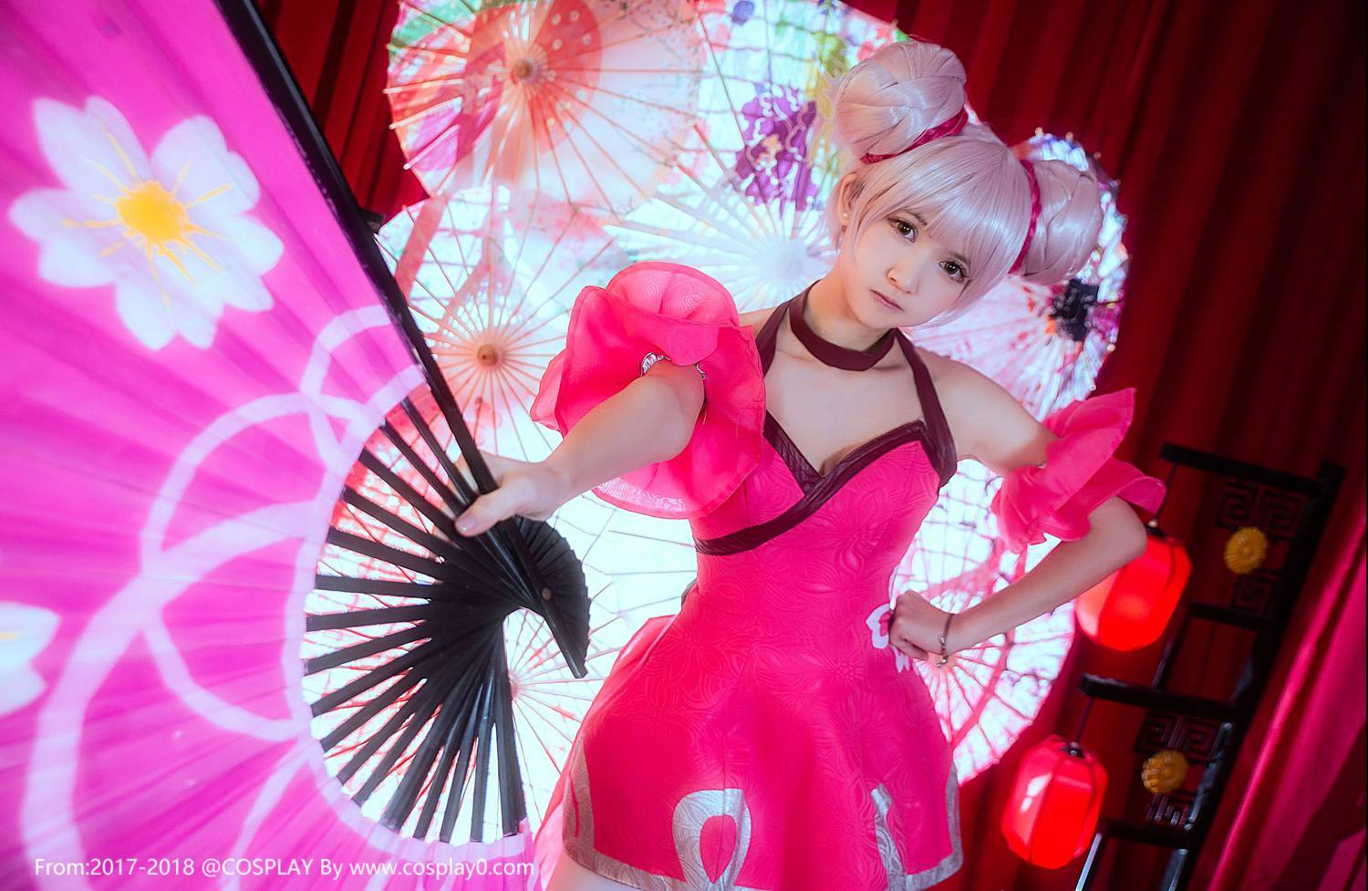 Cosplay福利/鳗鱼霏儿&大肉丸aimee王者荣耀大乔小乔姐妹花Cos图片