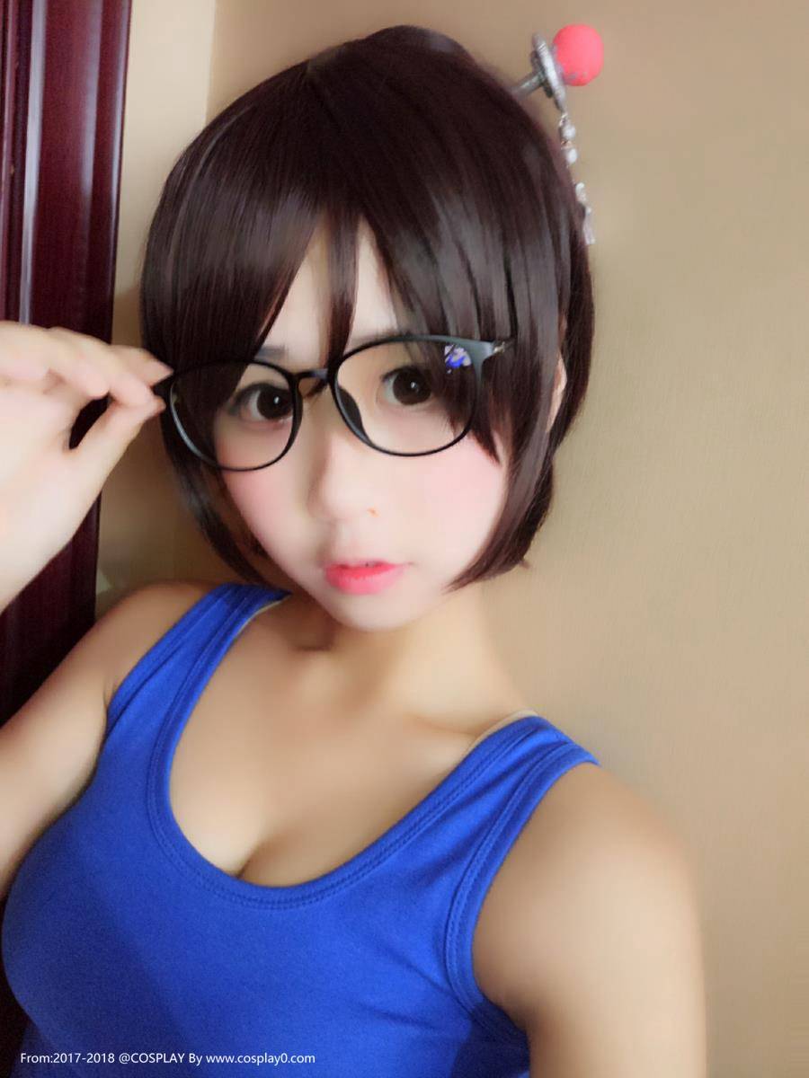 Cosplay福利/半次元萌芽儿素颜试妆守望先锋小美Cosplay图片