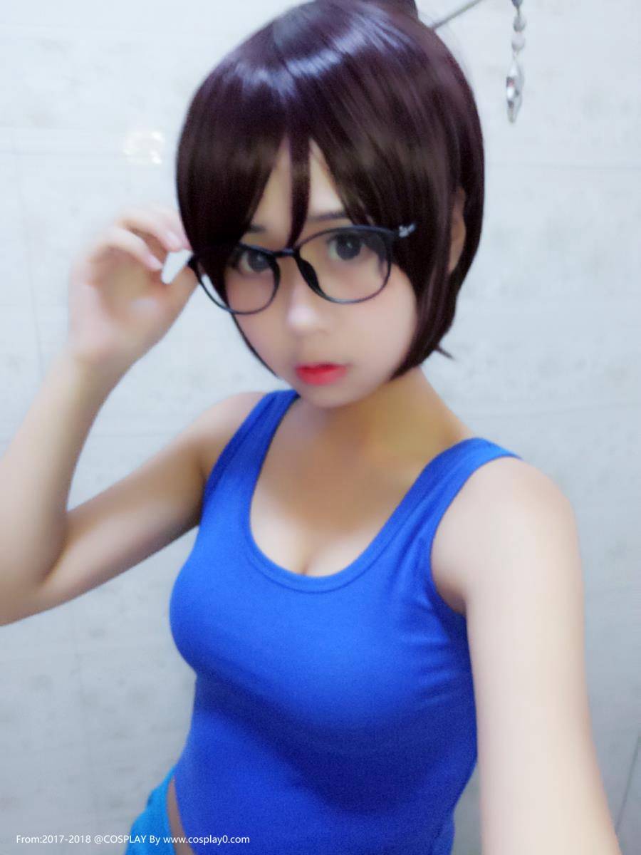 Cosplay福利/半次元萌芽儿素颜试妆守望先锋小美Cosplay图片