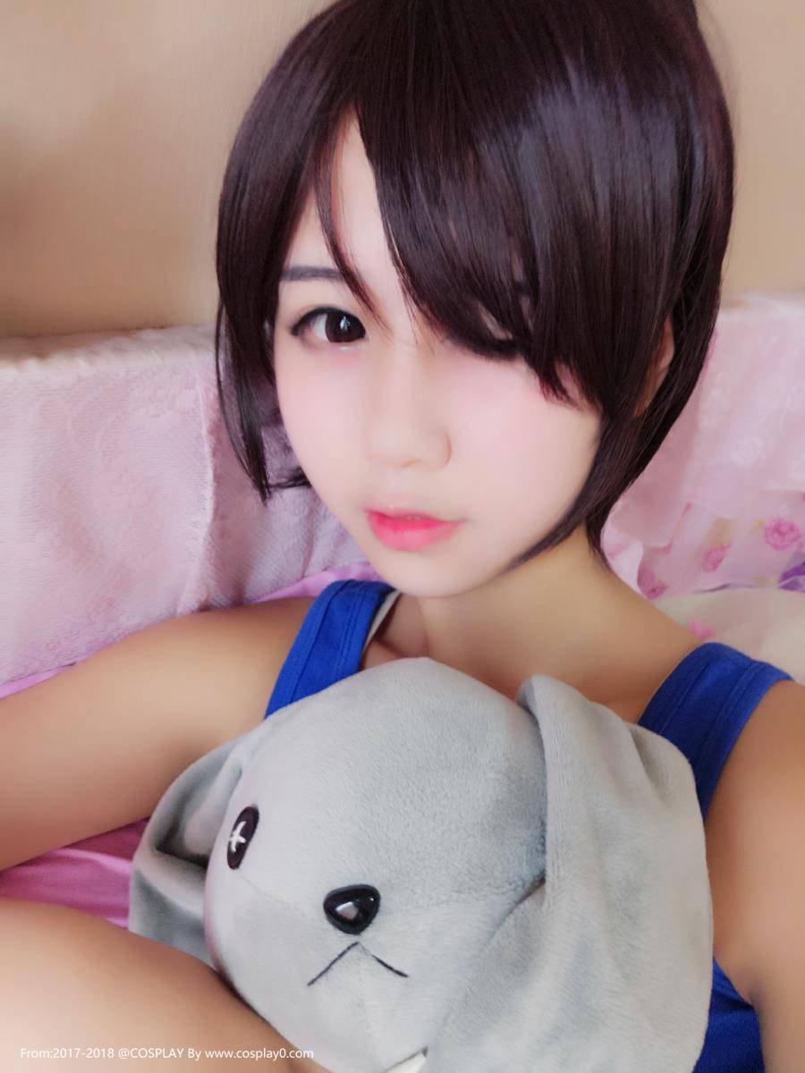 Cosplay福利/半次元萌芽儿素颜试妆守望先锋小美Cosplay图片