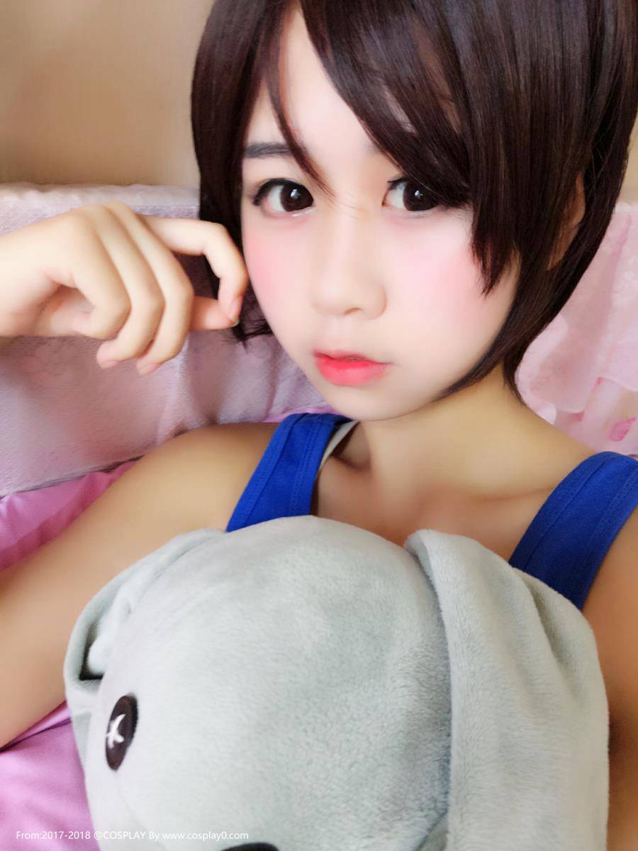 Cosplay福利/半次元萌芽儿素颜试妆守望先锋小美Cosplay图片