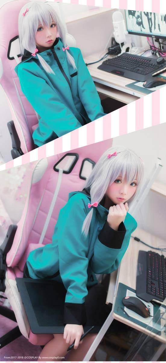 Cosplay福利/埃罗芒阿老师星之迟迟萝莉和泉纱雾Cosplay图片