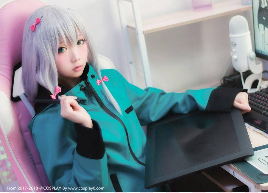 Cosplay福利/埃罗芒阿老师星之迟迟萝莉和泉纱雾Cosplay图片